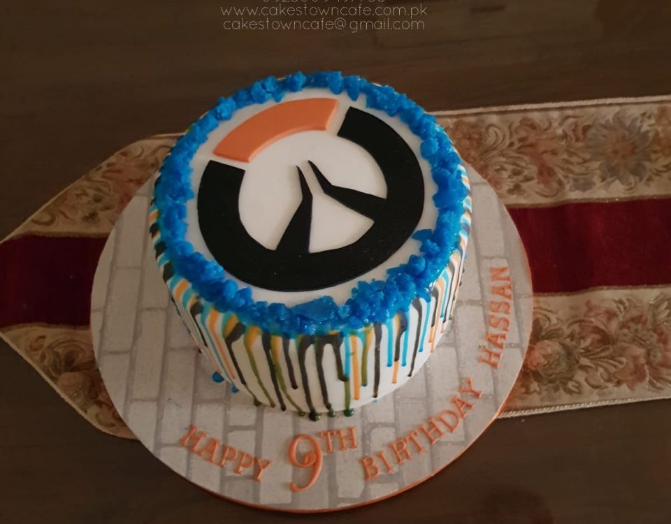 Overwatch Themed Cake